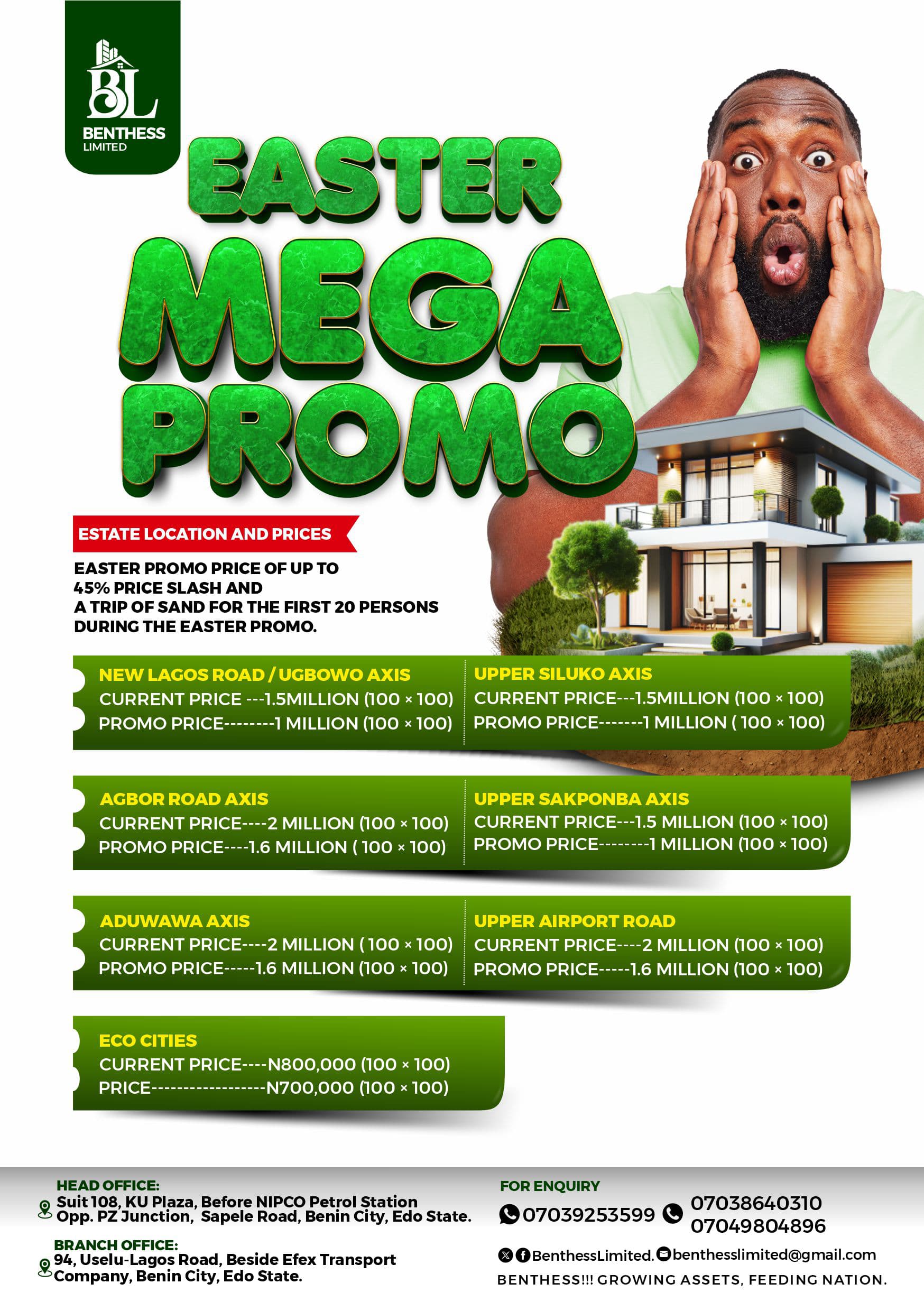 5 Compelling Reasons to Secure Your Land Today with Benthess Limited